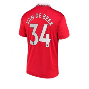 Manchester United Donny van de Beek #34 Hemmatröja 2022-23 Korta ärmar